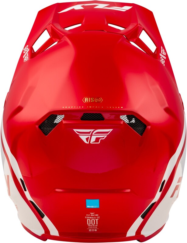 Мотокрос каска FLY RACING Formula CC Objective - Red/White 2025
