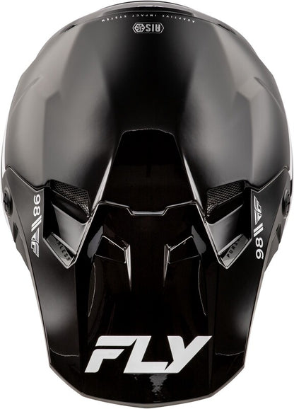 Мотокрос каска FLY RACING Formula CC Objective - Black/White 2025