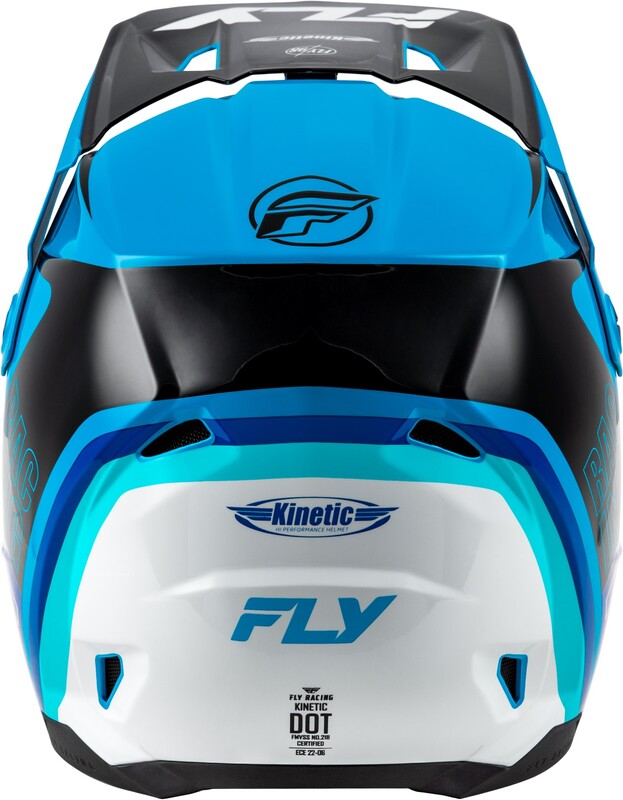 Мотокрос каска FLY RACING Formula Kinetic Rally-Blue/Black/White 2025