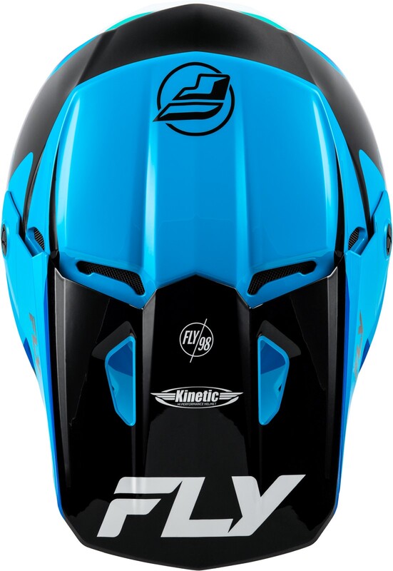 Мотокрос каска FLY RACING Formula Kinetic Rally-Blue/Black/White 2025
