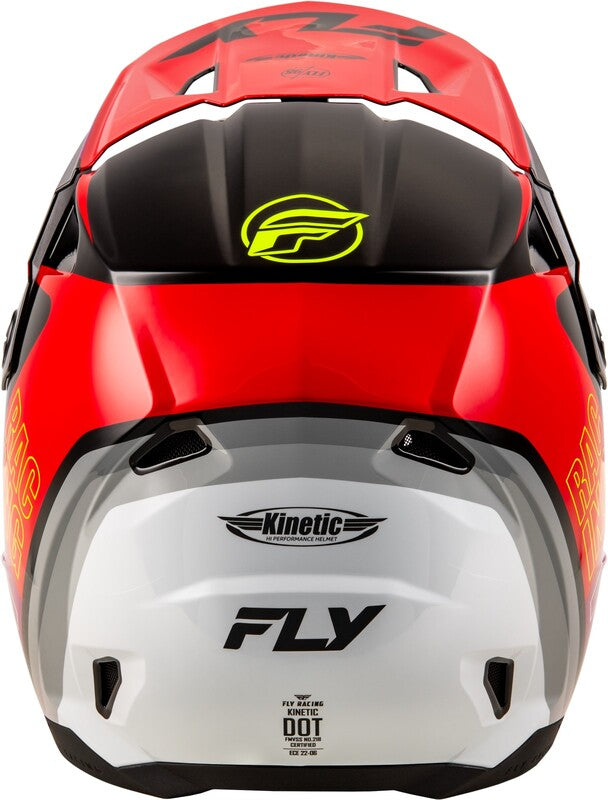 Мотокрос каска FLY RACING Formula Kinetic Rally-Red/Black/White 2025