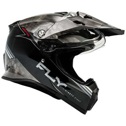 Ендуро каска FLY RACING Trekker Conceal-Black/Grey/White 2025