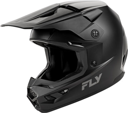 Детска крос каска FLY RACING Kinetic Solid - Matte Black 2025