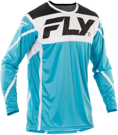 Мотокрос блуза FLY RACING Lite- Blue/White/Black 2025