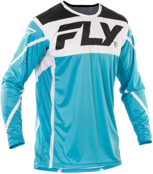 Мотокрос блуза FLY RACING Lite- Blue/White/Black 2025