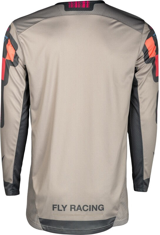 Мотокрос блуза FLY RACING Lite Vice S.E.- Light Grey/Pink/Coral