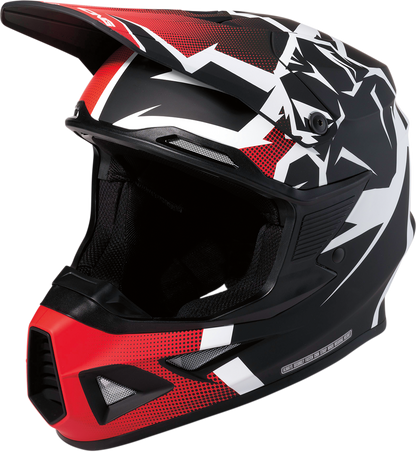 Мотокрос каска MOOSE RACING FI AGROID RED