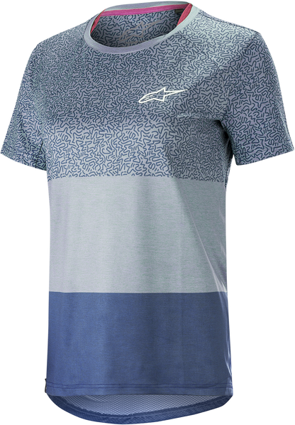 Дамско вело джърси ALPINESTARS Stella Alps 8 Short Sleeve BLUE