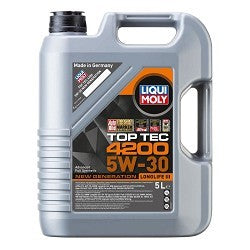 Масло 100% синтетично TOP TEC 4200 5W30 - 5L автомобилно масло LIQUI MOLY