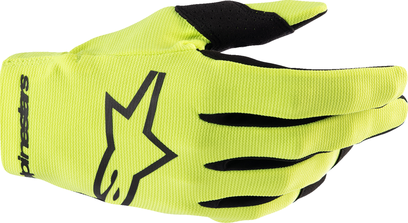 Детски мотокрос ръкавици ALPINESTARS RADAR YLW/BK