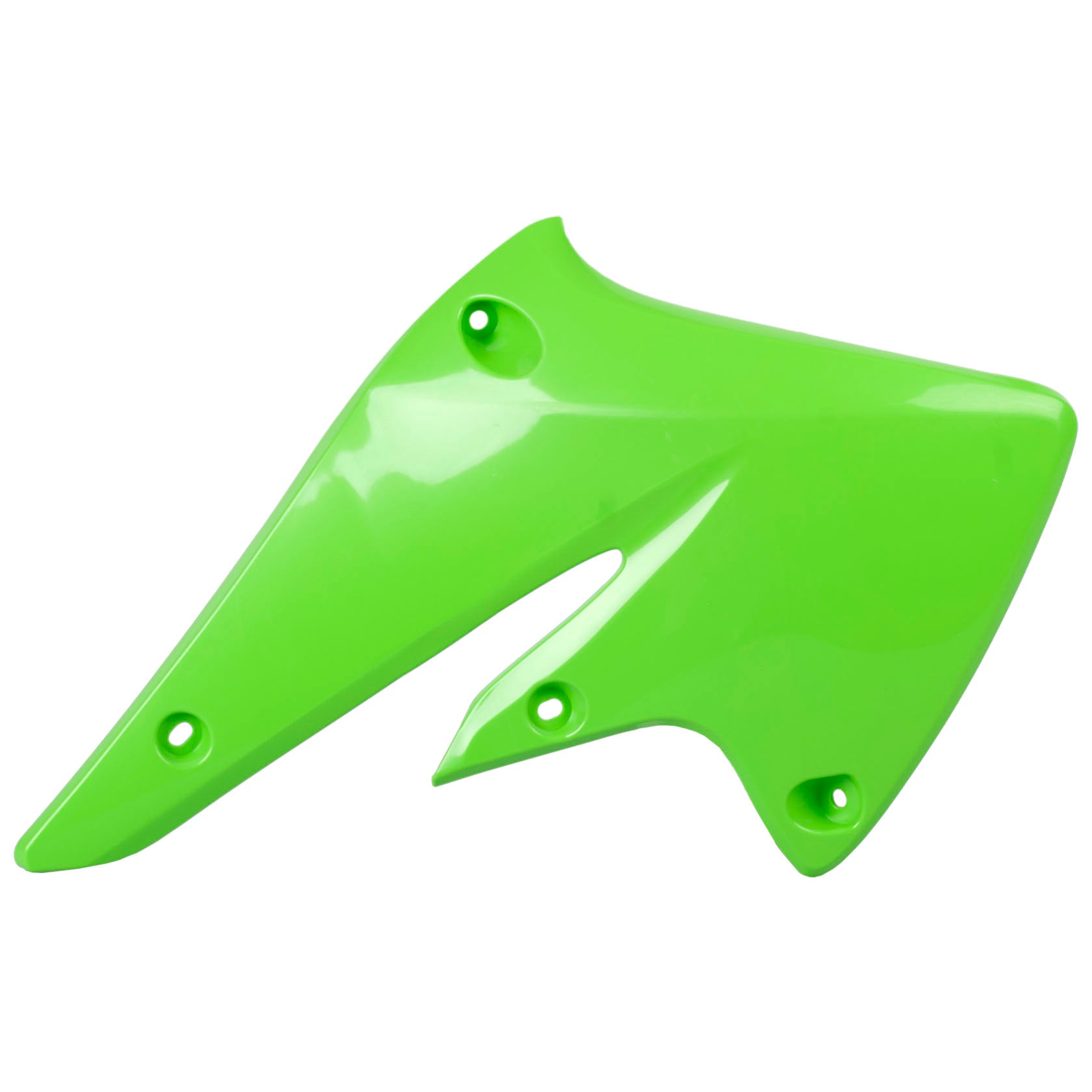 Пластмасови капаци за радиатор Polisport Kawasaki KX250F - 2004-05 Green OEM Color