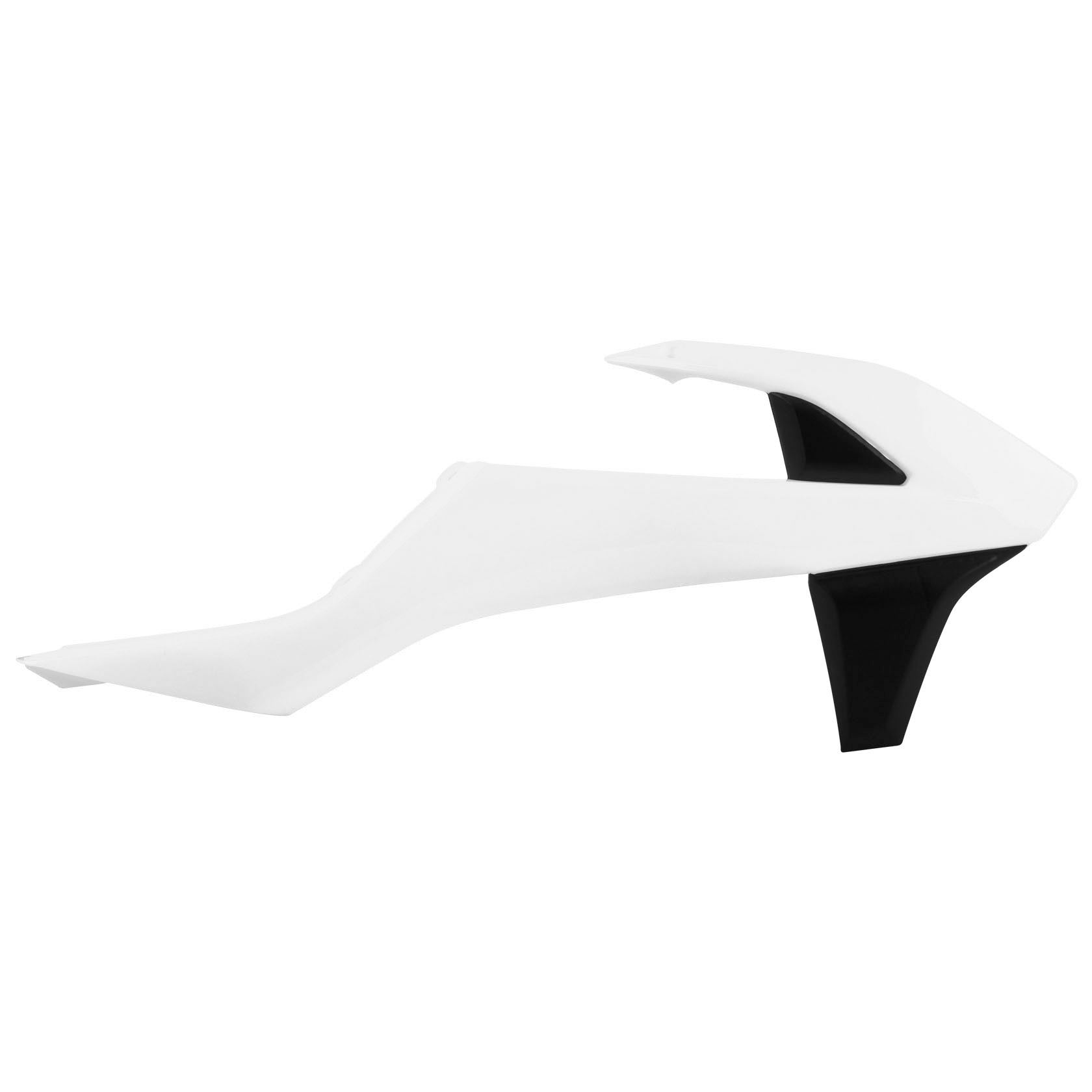 Пластмасови капаци за радиатор Polisport КТМ SX /SX-F / EXC / EXC-F / XC / XC-F KTM White/Black OEM Color