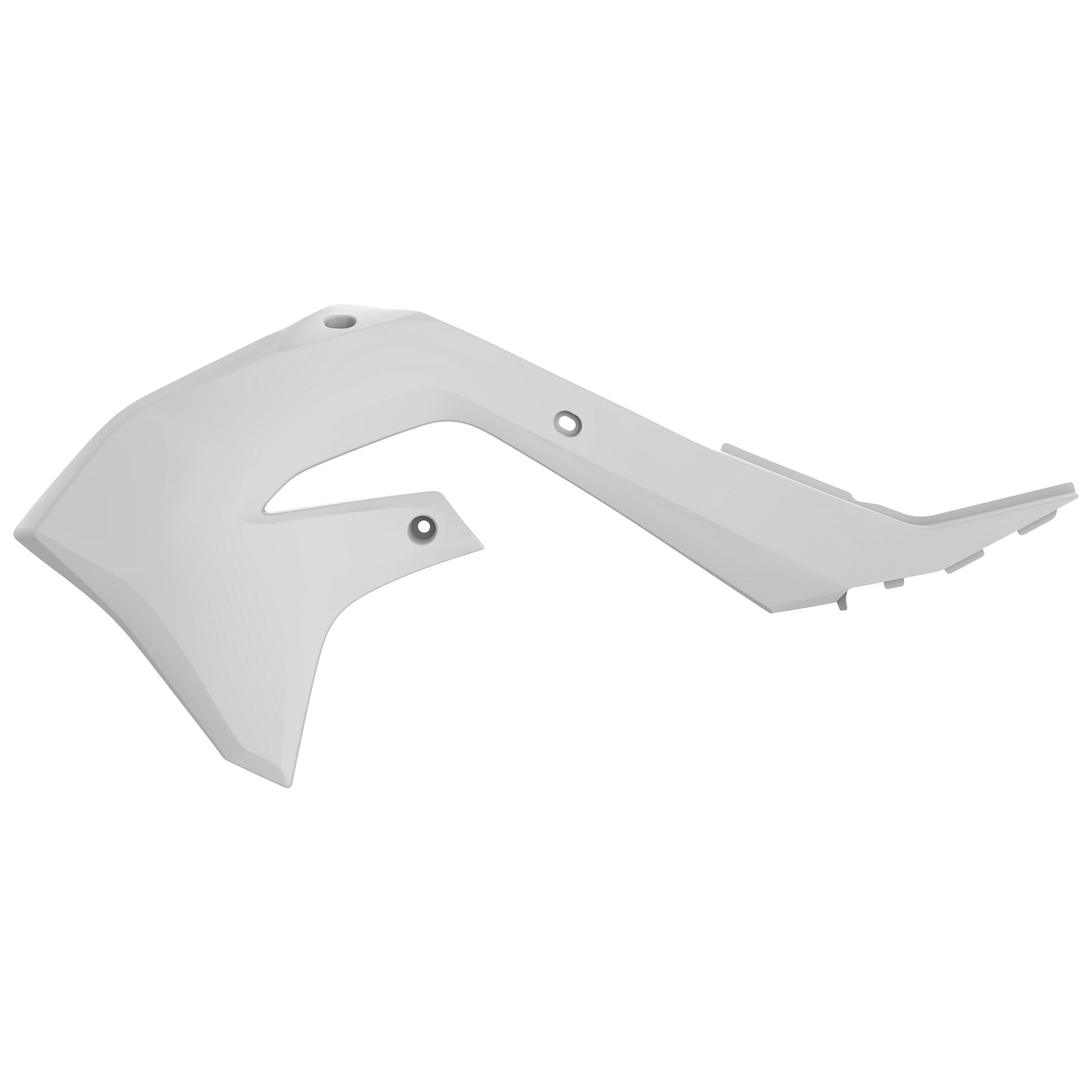 Пластмасови капаци за радиатор Polisport Kawasaki KX125 / 250 рестайлинг KX450 - 2003-08 White
