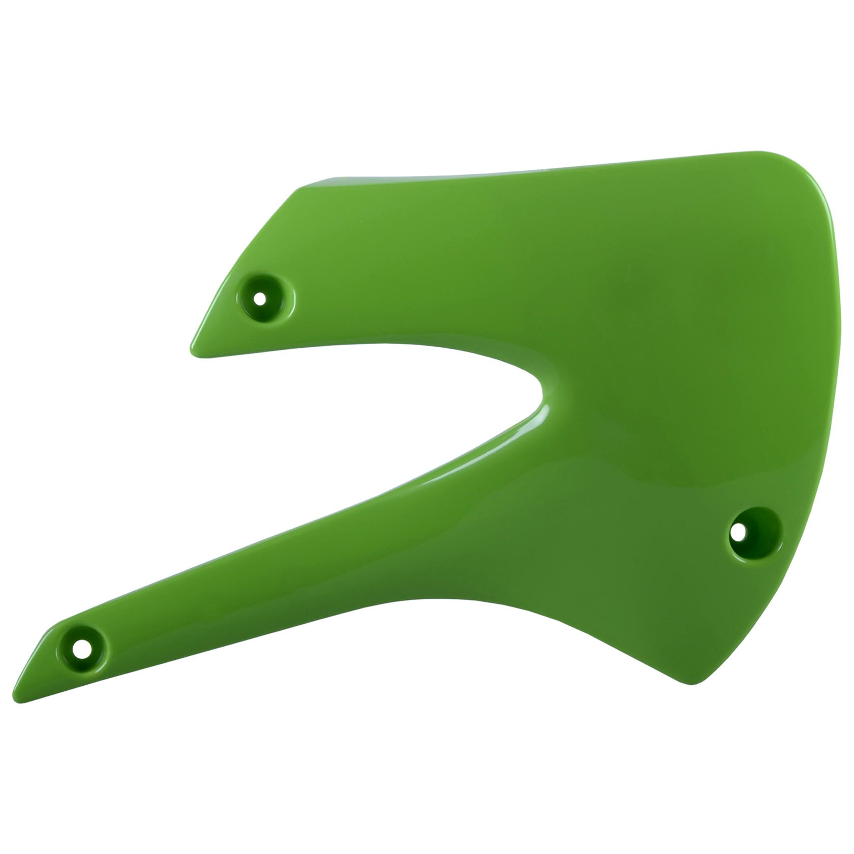 Пластмасови капаци за радиатор Polisport Kawasaki KX85/100 - 2001-13 Green OEM Color