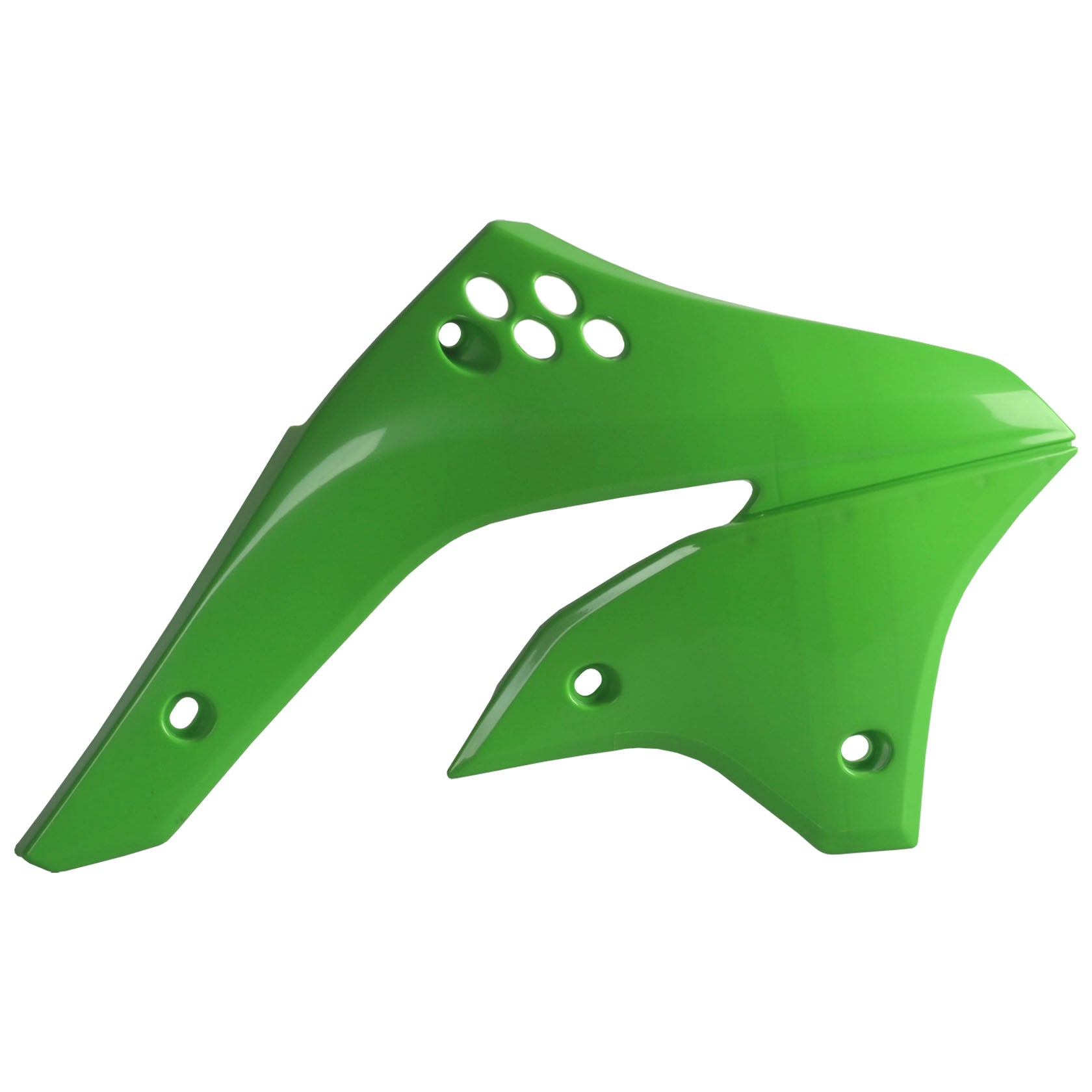 Пластмасови капаци за радиатор Polisport Kawasaki KX450F - 2006-08 Green OEM Color
