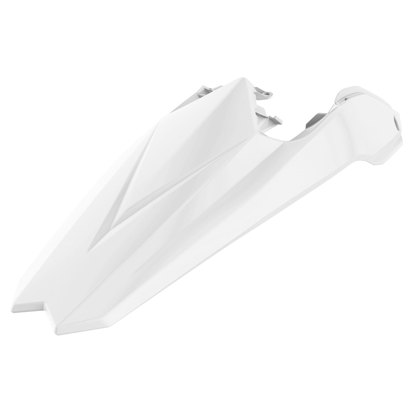 Заден калник със страничен панел Polisport BETA RR250/300 2ST 350/400/450 4ST - 2018-19 White