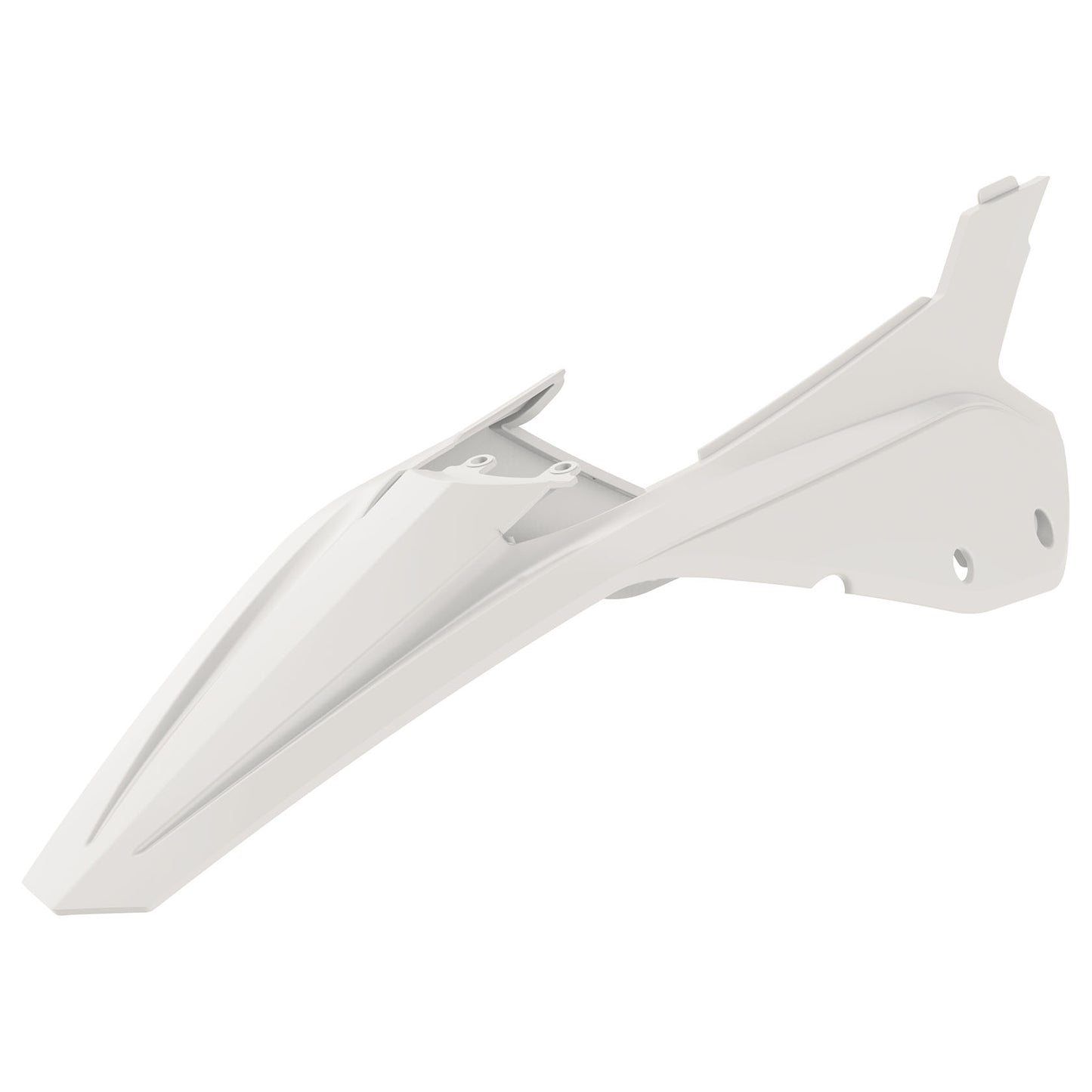 Заден калник със страничен панел Polisport BETA RR250/300 2ST 350/400/450 4ST - 2020-21 White