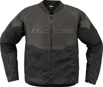 Кожено яке ICON Overlord3™ CE Leather BLACK