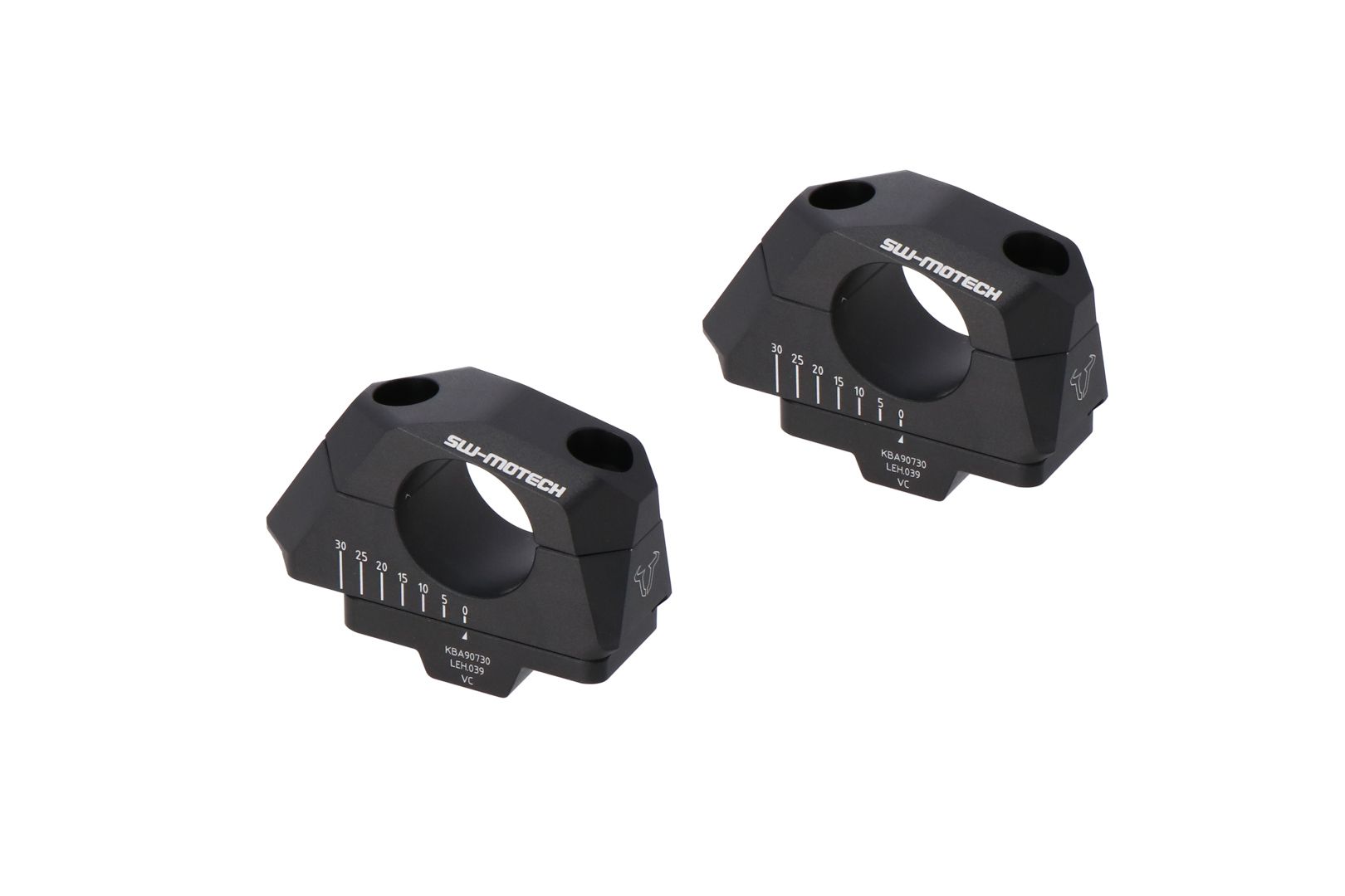 Повдигачи за кормило SW-MOTECH Bar back variable for Ø32 handlebars Black BMW 1250GS/1000XR