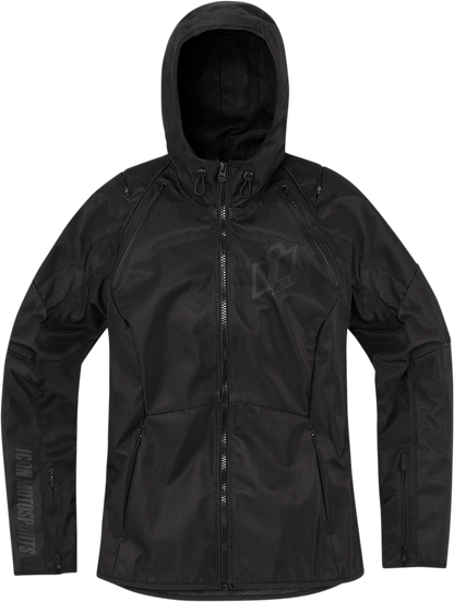 Дамско текстилно мото яке ICON AIRFORM CE BK