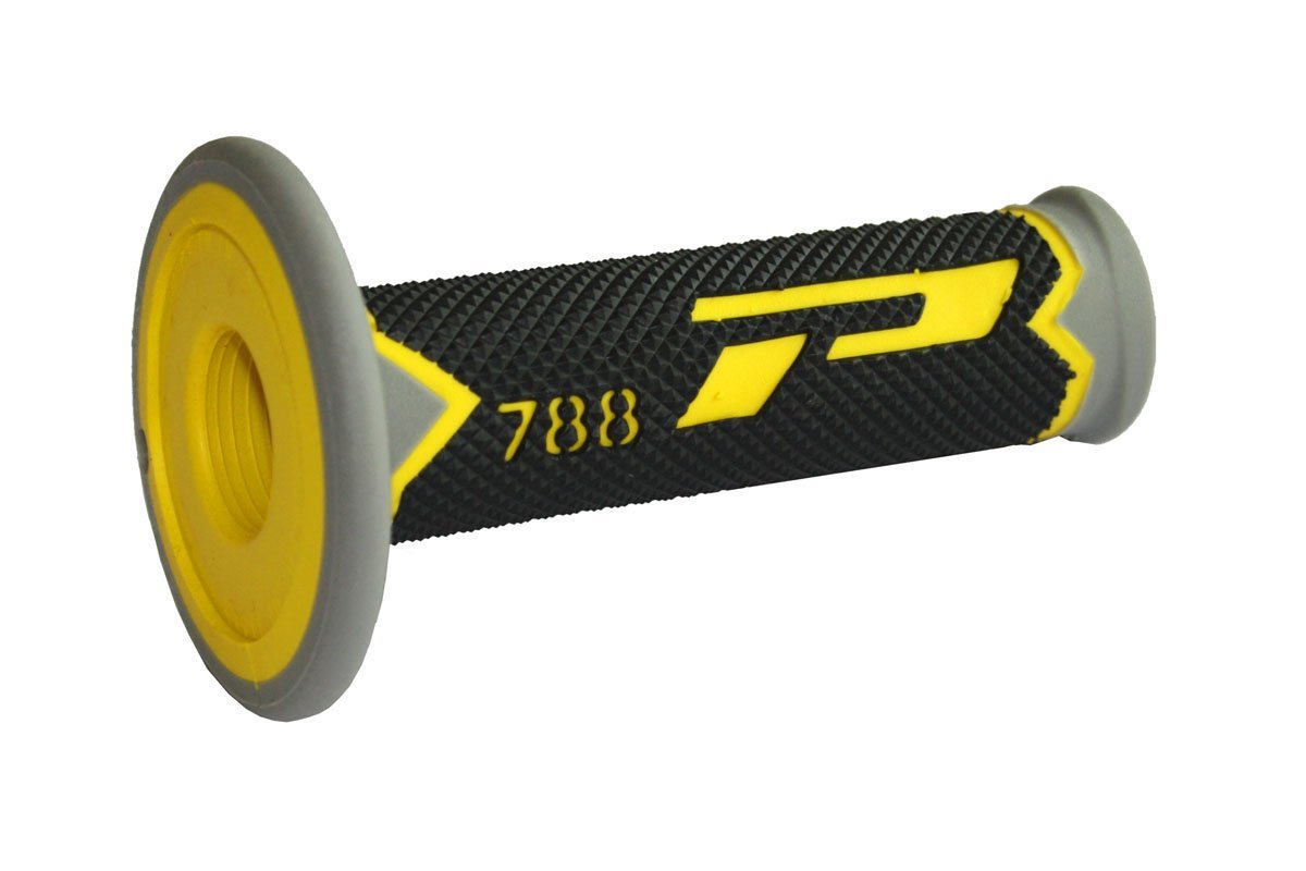 Мотокрос ръкохватки PROGRIP TRIPPLE Density GREY/YELLOW/BLACK