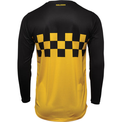 Мотокрос джърси THOR HALLMAN DIFFER CHEQ YELLOW/BLACK