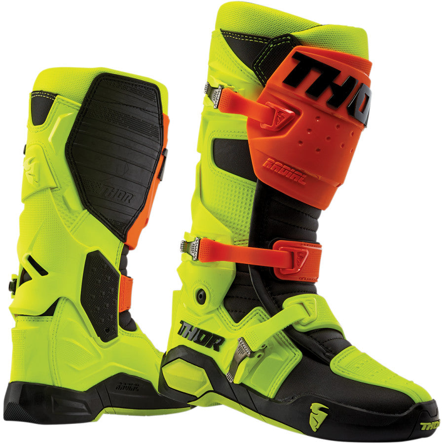 Мотокрос ботуши THOR RADIAL FLO ORANGE/FLO YELLOW