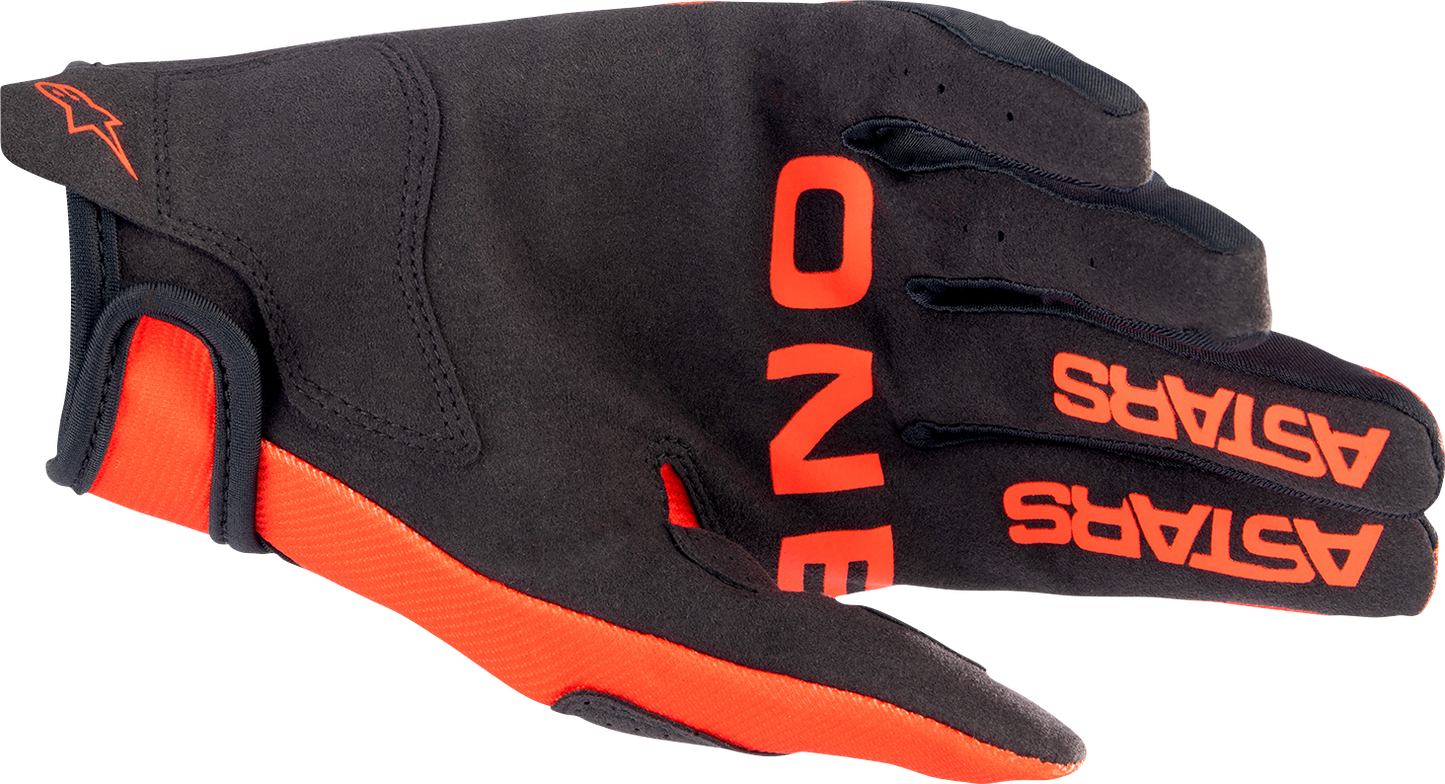 Мотокрос ръкавици ALPINESTARS RADAR ORANGE/BLACK