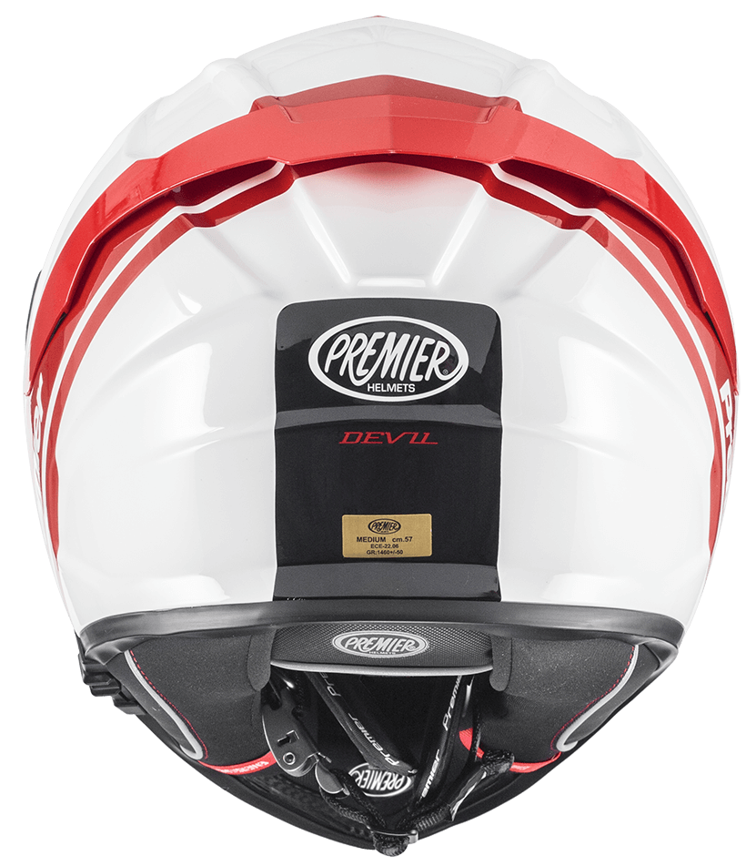 Каска PREMIER DEVIL PH 2 BLACK/WHITE/RED