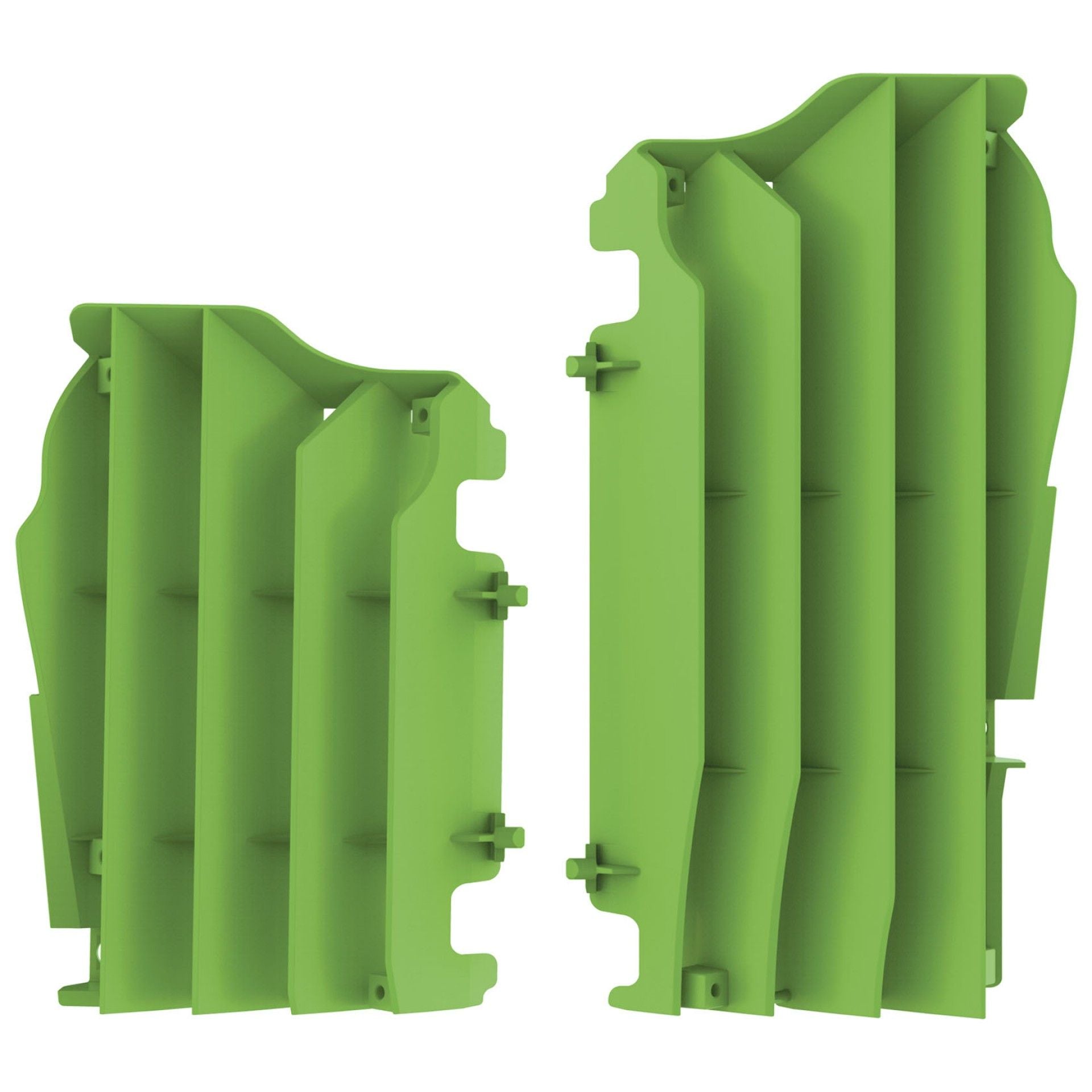 Преден предпазител за радиатор POLISPORT KAWASAKI KX450F(16-20) GREEN