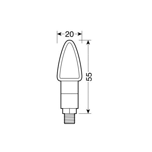 LED мигачи ATOM BLACK – 90101