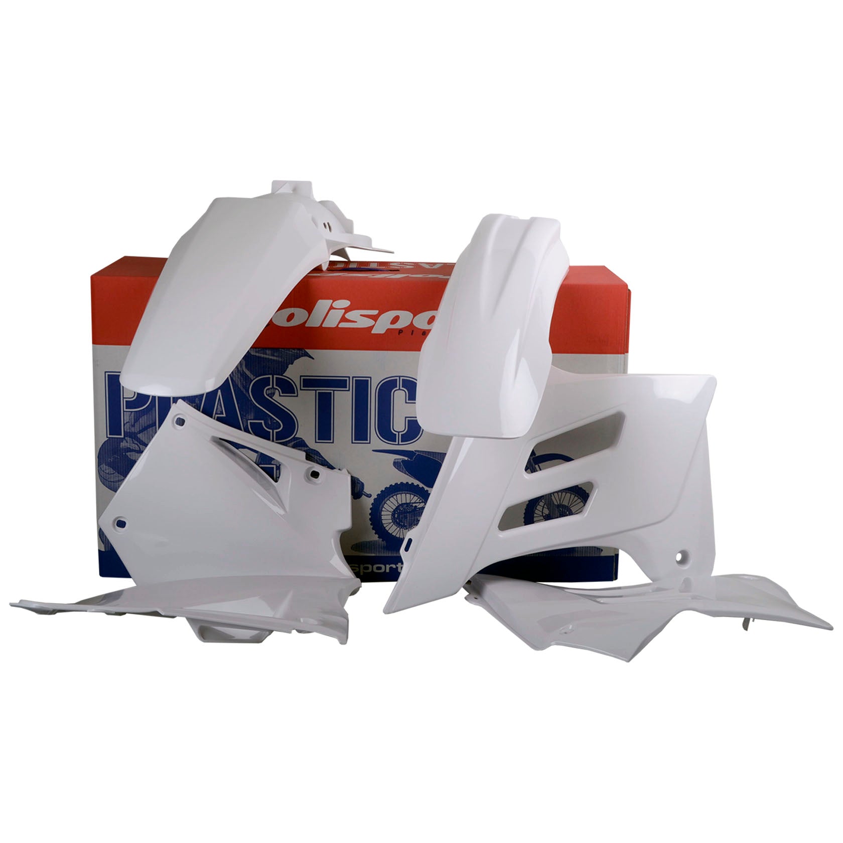 Пластмасов MX /Enduro кит Polisport за Gas Gas 2005-06 White