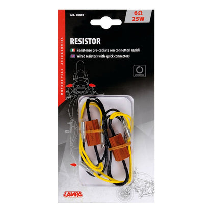 Резистори за LED мото мигачи - 2броя 90469
