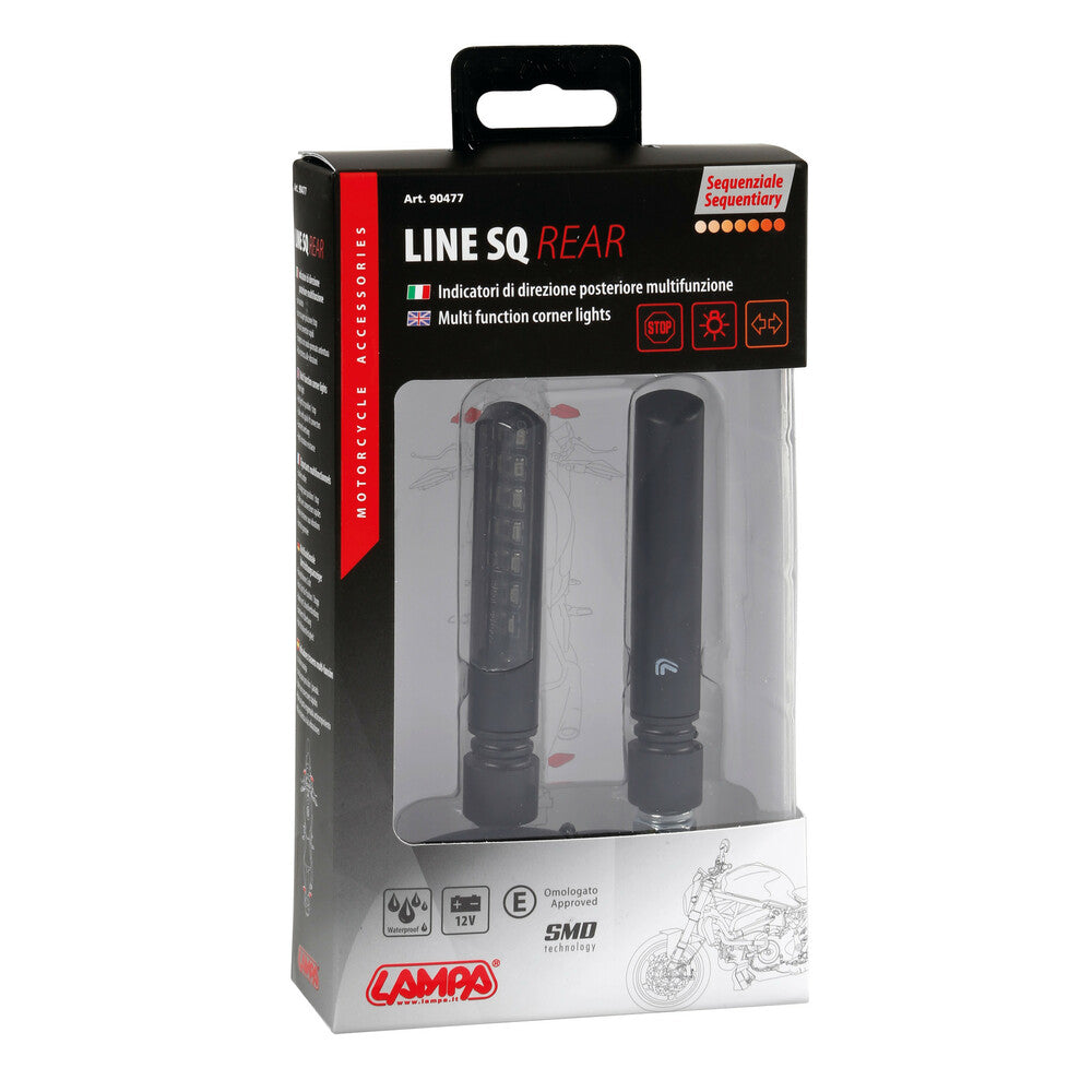 Задни мигачи/светлини Line SQ - 12V LED - 90477