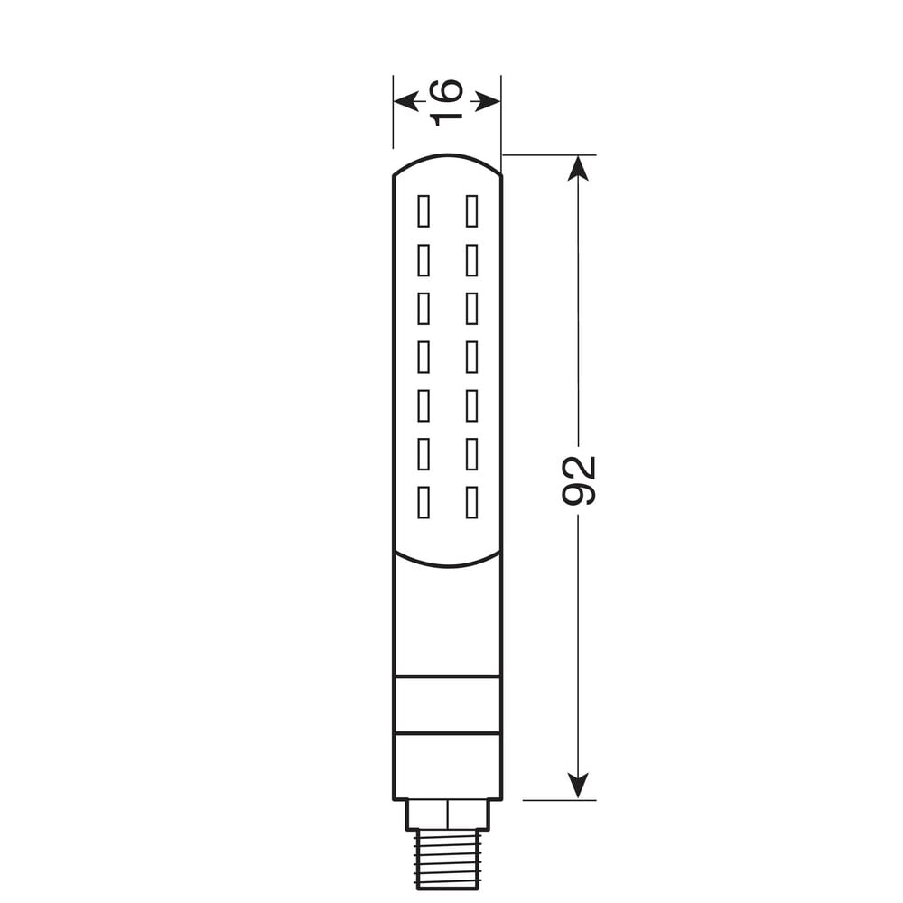 Предни мигачи/светлини Line SQ 12V LED - 90478