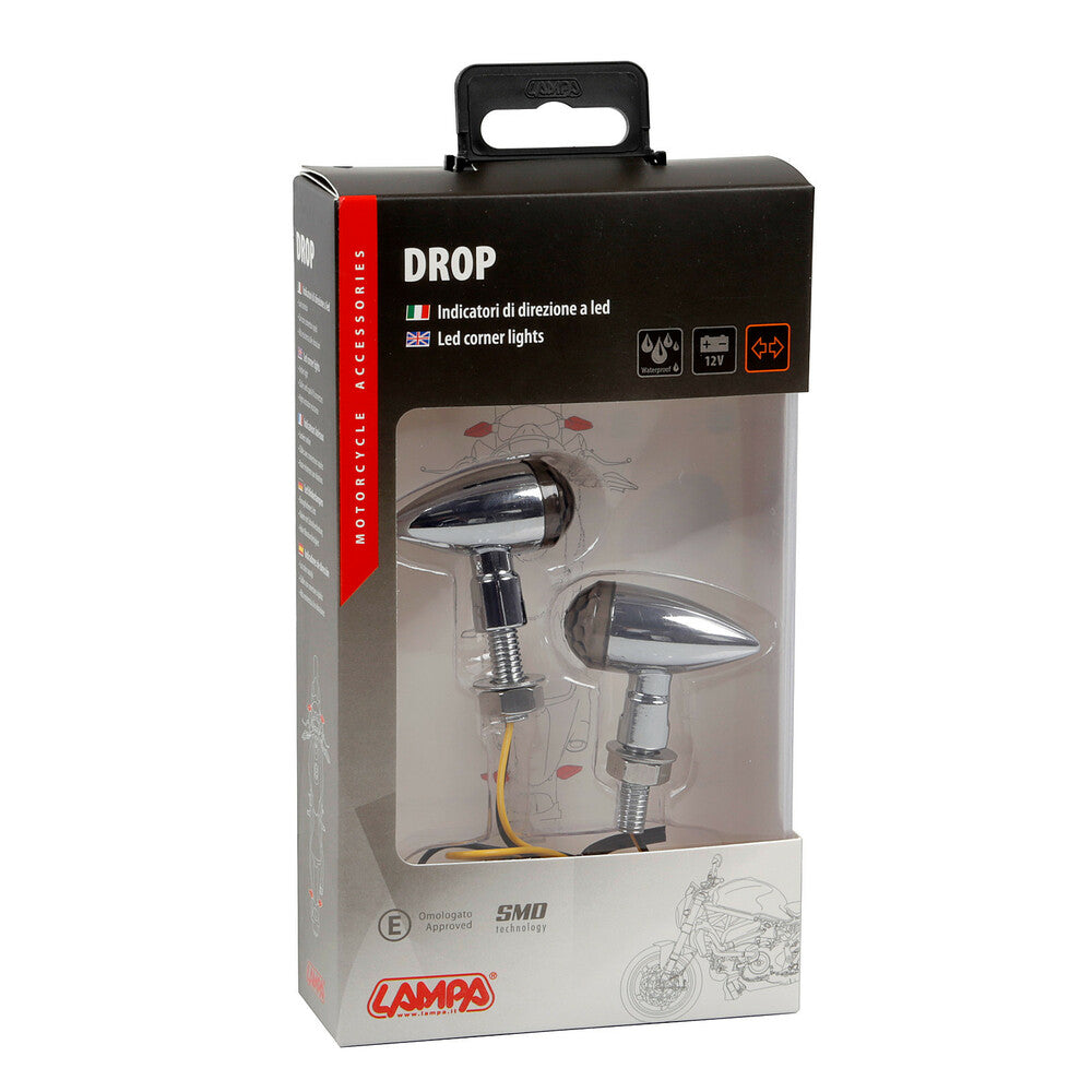LED мигачи DROP CHROME - 90483