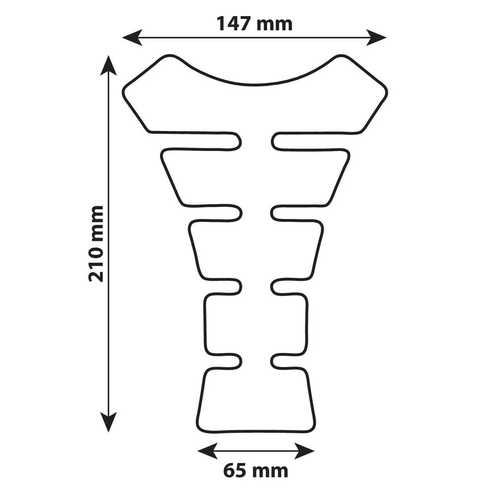 Лепенка за резервоар Pro-Tank X4 Black 90515