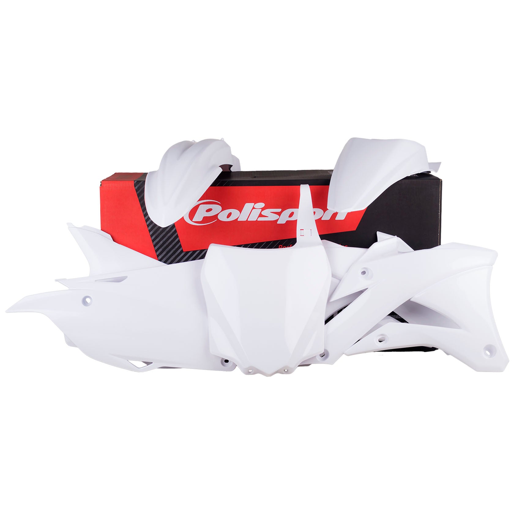 Пластмасов MX кит Polisport за Kawasaki KX85 - 2014-21 WHITE
