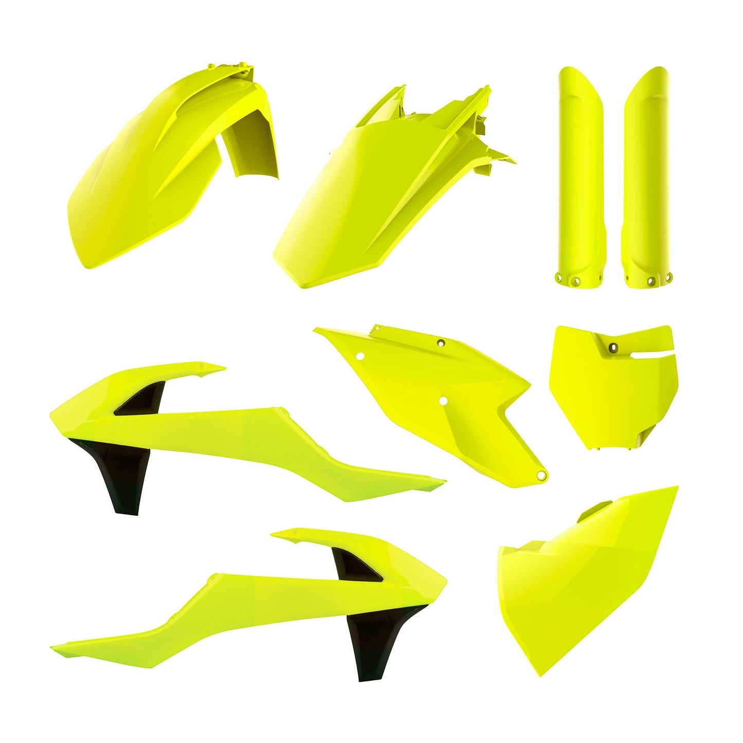 Пластмасов MX Replica кит POLISPORT за KTM SX/ SX-F/ XC-F Yellow Flo