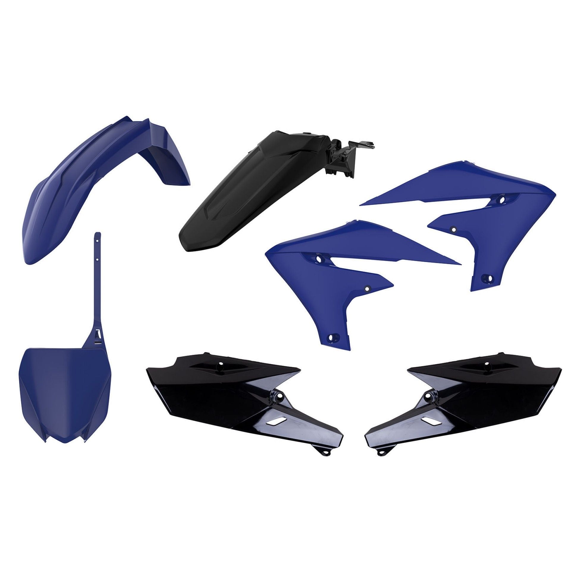 Пластмасов MX Replica кит POLISPORT за YAMAHA YZ250F - 2019-2020 / YZ450F- 2018-2020 Blue/Black