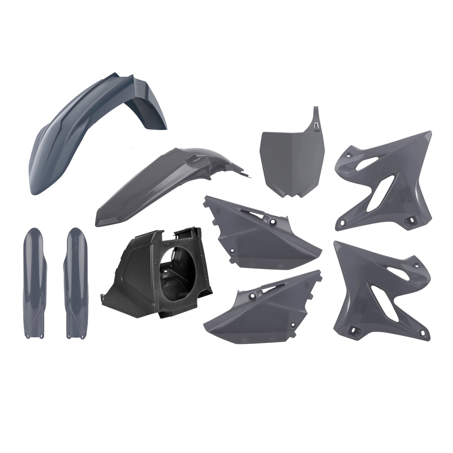 Пластмасов MX Full кит Polisport за Yamaha YZ125/250 - 2021 Black