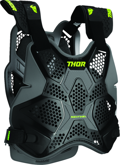 Протекторна броня THOR SENTINEL PRO BLACK/NEON GREEN