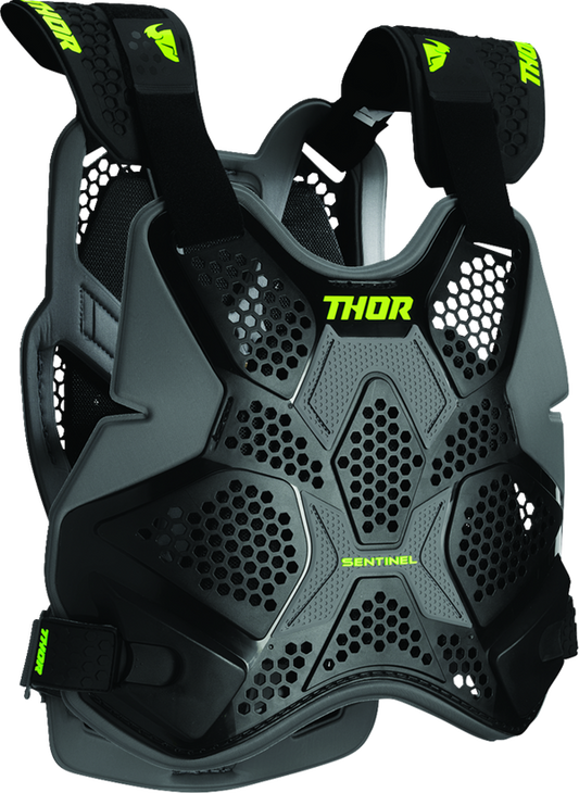 Протекторна броня THOR SENTINEL PRO BLACK/NEON GREEN