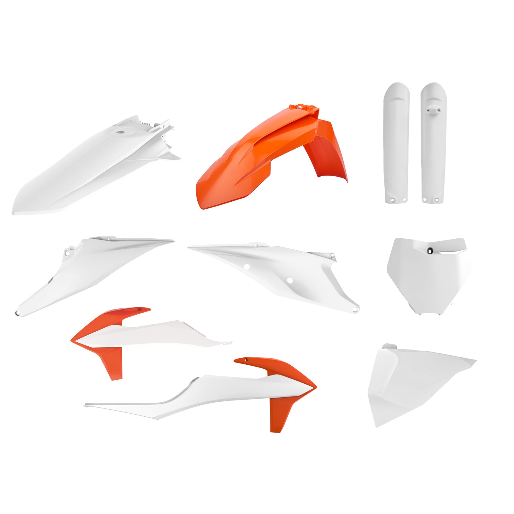 Пълен пластмасов MX Replica кит POLISPORT за KTM SX/ SX-F/ XC/ XC-F - 2019-21 OEM (BD)