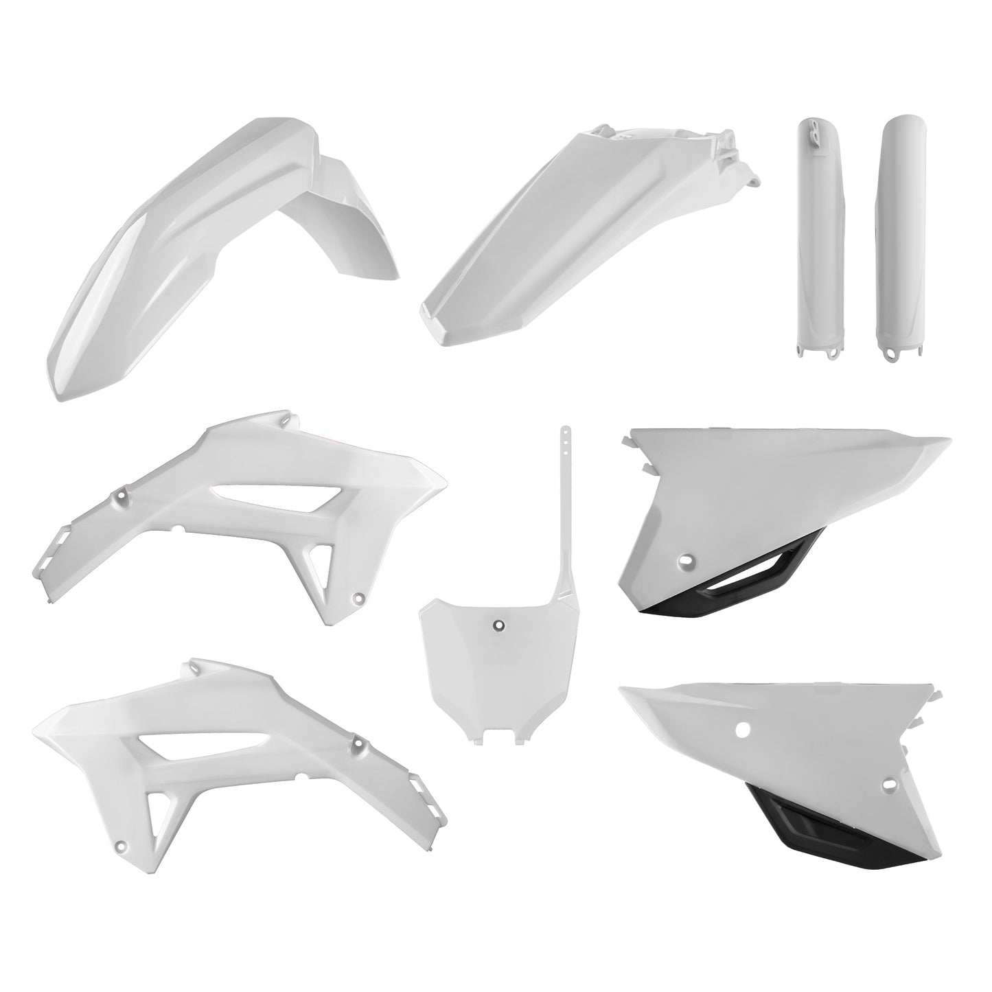 Пластмасов MX Full кит Polisport за Honda CRF450R - 2021 White