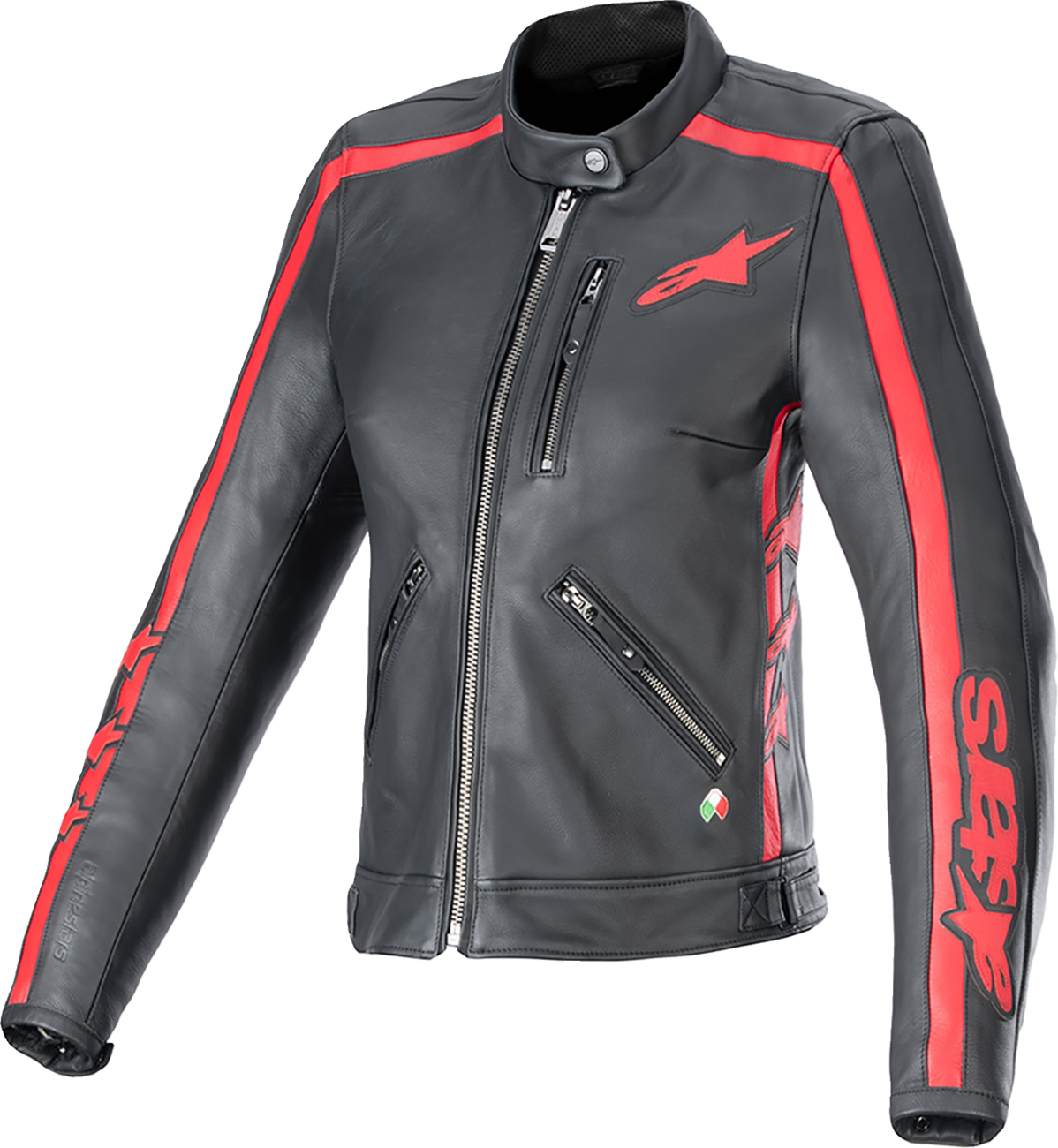Дамско кожено яке ALPINESTARS Stella DYNO B/R