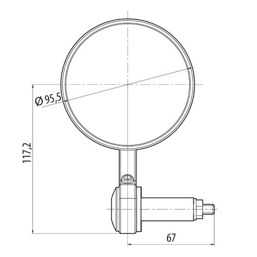 Мото огледала Oculus 91636