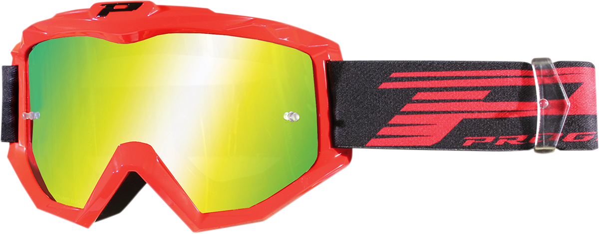 Мотокрос очила PROGRIP3201FL Atzaki MX FLUO RED