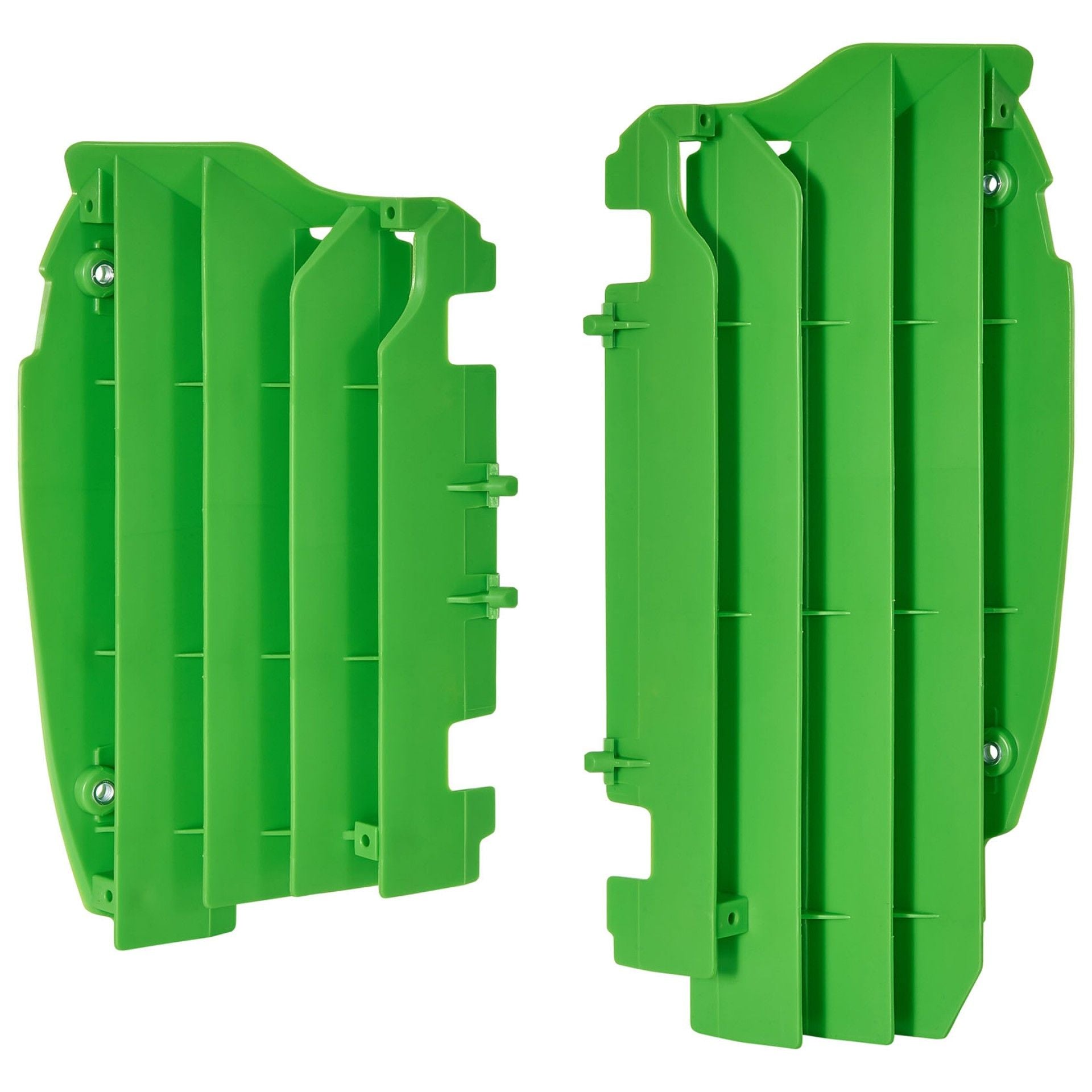Преден предпазител за радиатор POLISPORT KAWASAKI KX450F(12-15) GREEN