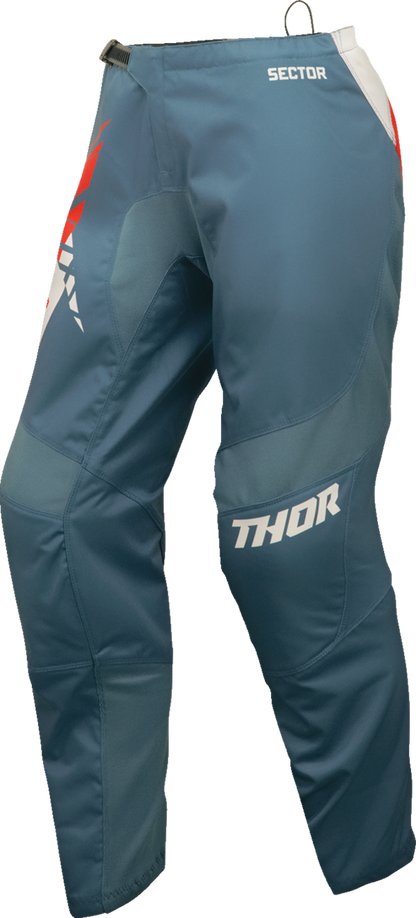 Дамски мотокрос брич THOR WOMEN'S SECTOR SPLIT BLUE/ORANGE